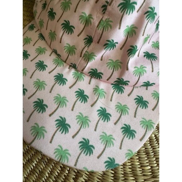 Adult size pink with tropical trees hat - Picture 3 of 11